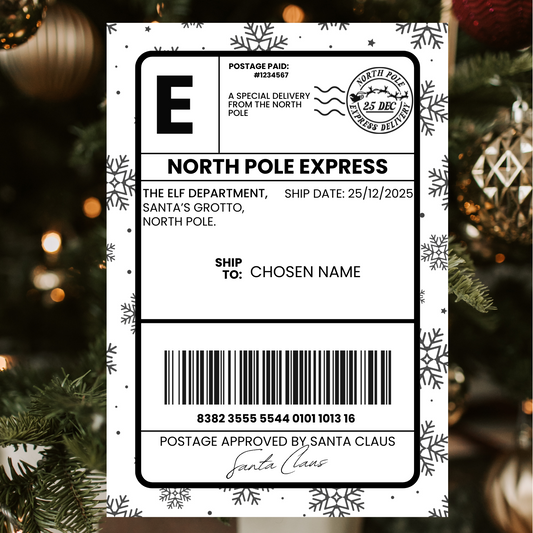 Personalised Christmas Postage Labels - Make It Personal!