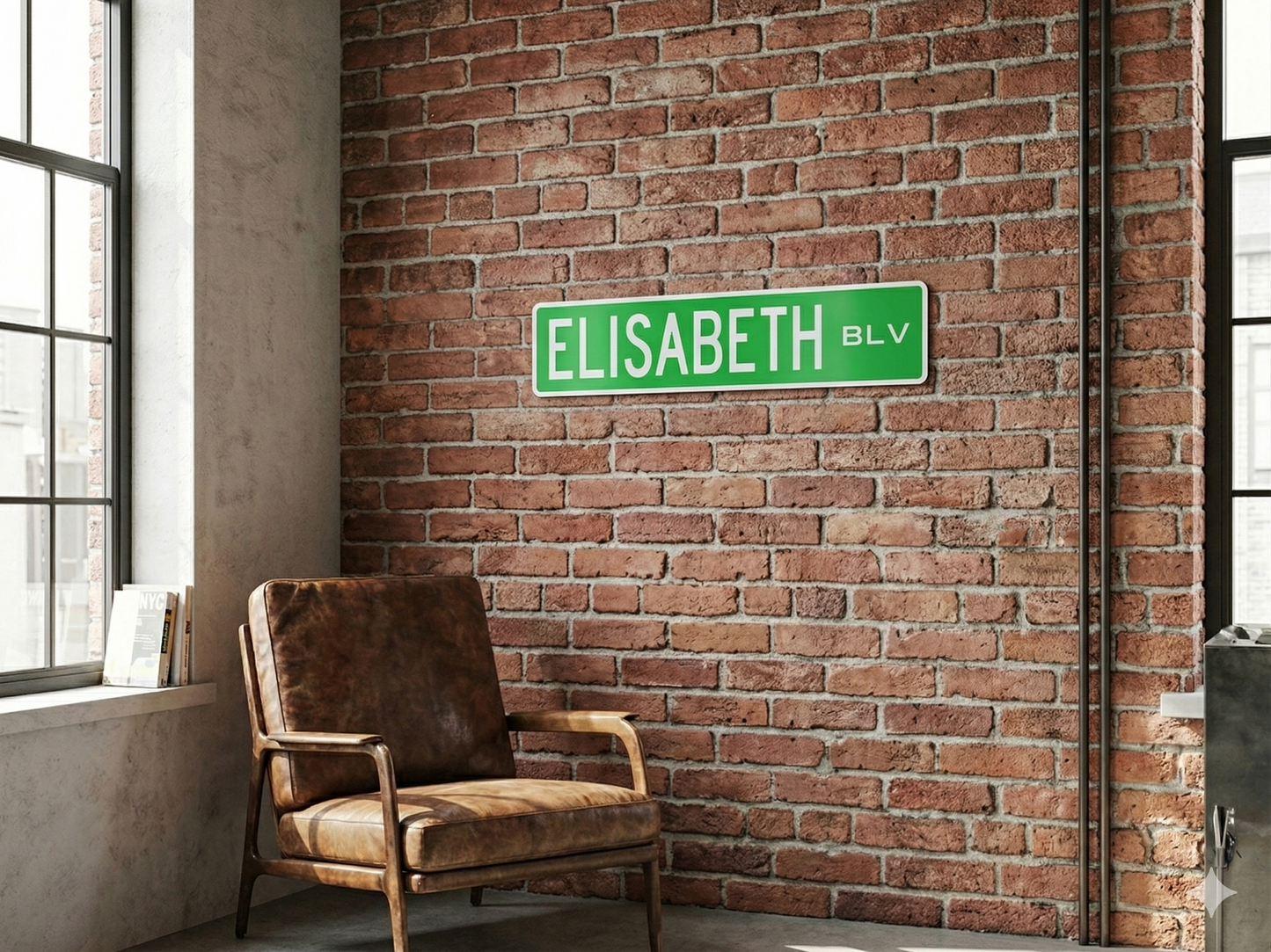 Custom NYC Street Sign – Personalized Metal Wall Decor, Urban Style Plaque