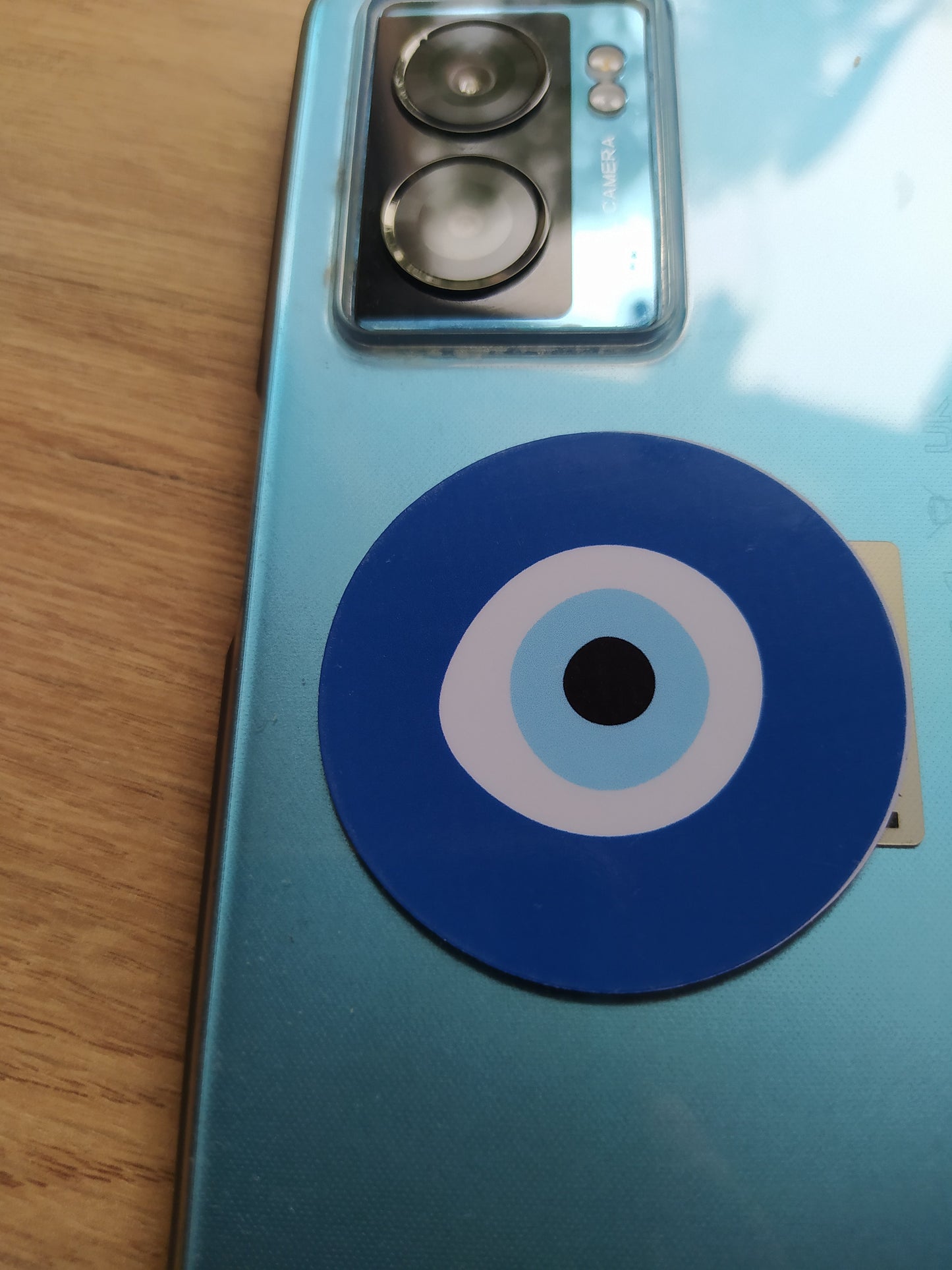 Good Luck Awaits: Evil Eye Charm Sticker for You