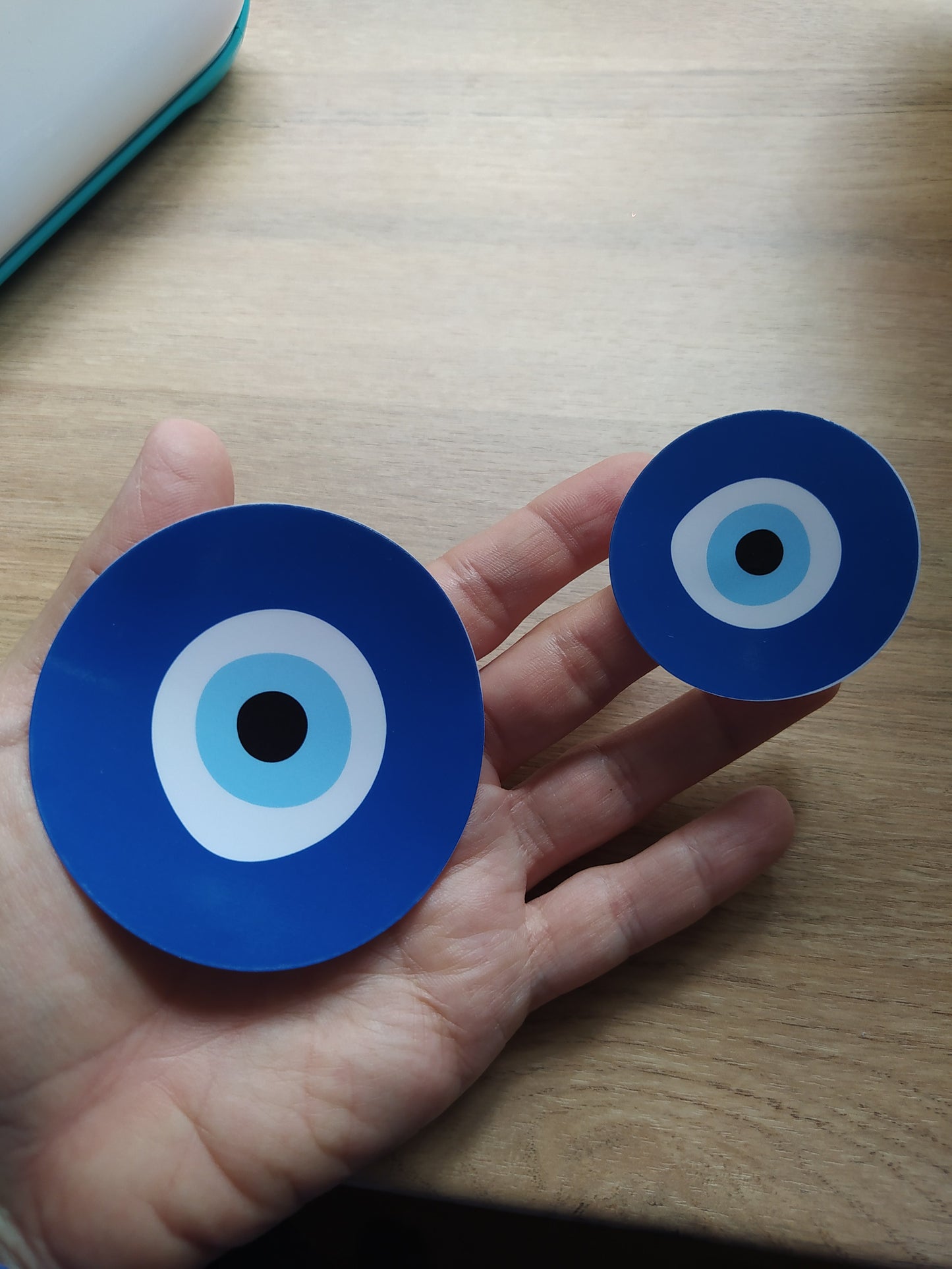 Good Luck Awaits: Evil Eye Charm Sticker for You