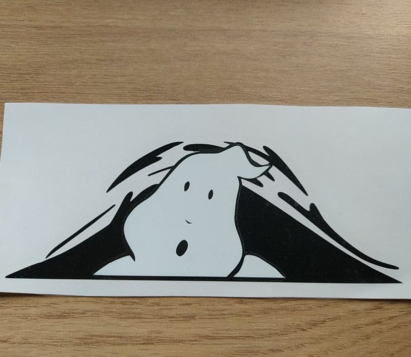 Peeping Ghost Busters Vinyl Decal