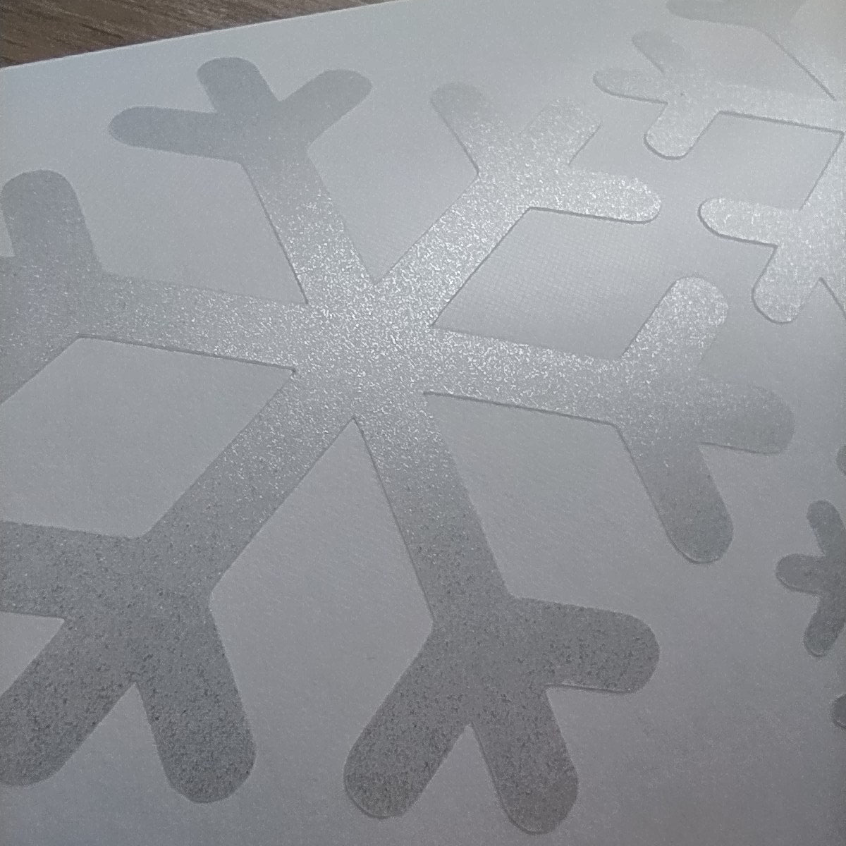 Christmas Snowflake Vinyl Frosted Window Decals