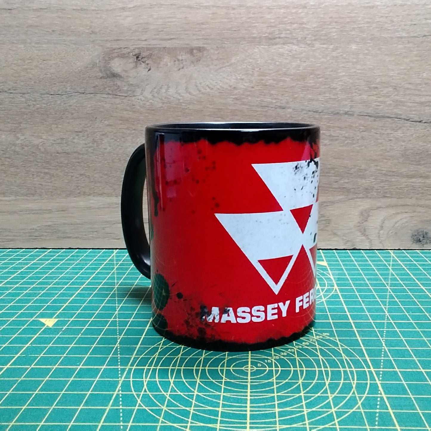 Massey Ferguson-Inspired Tractor Mug – 11oz Ceramic Coffee Cup – Gift for Farmer