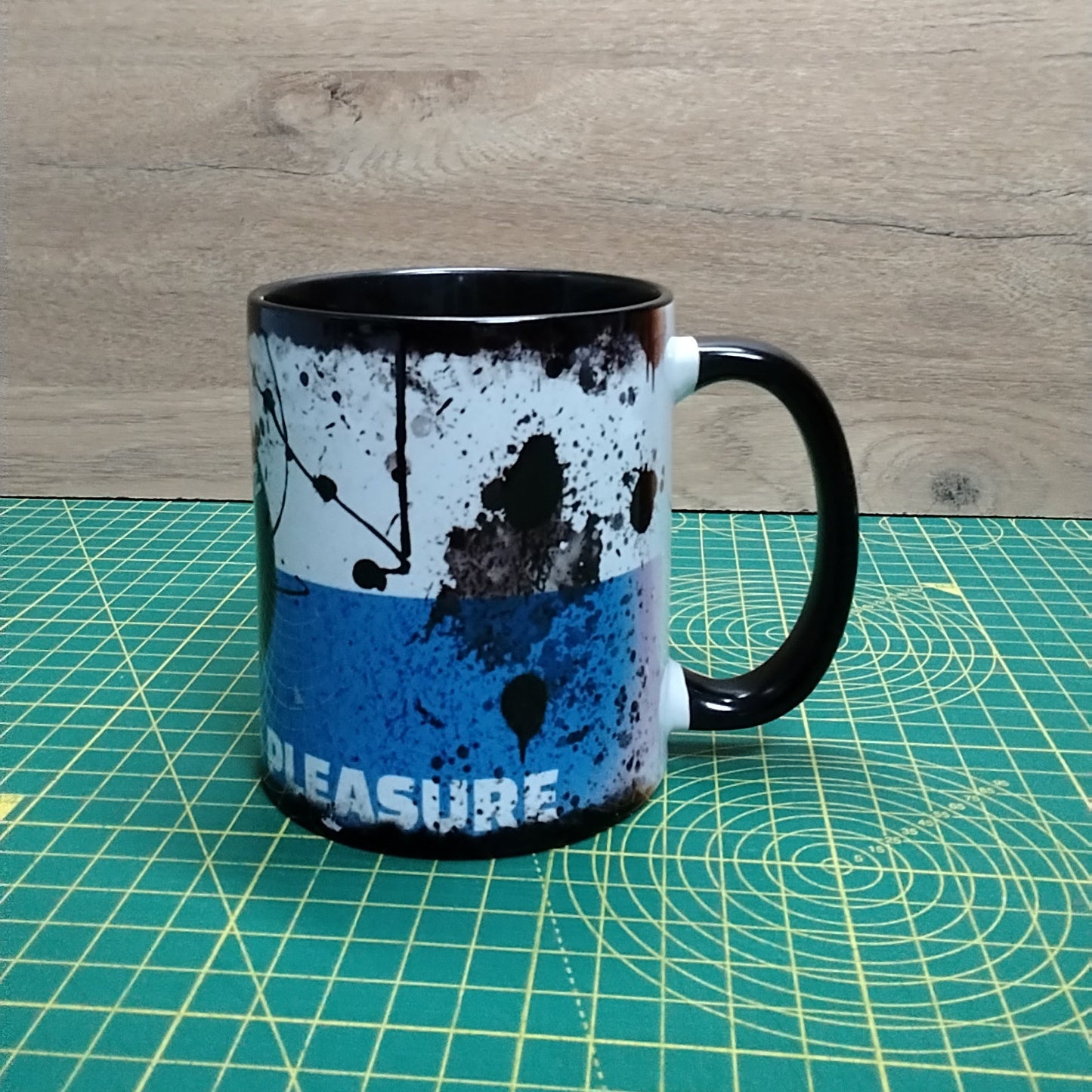 BMW Car Distressed Oil Can 11 oz Mug - Man Cave Garage Decor - Tea Coffee Mugs