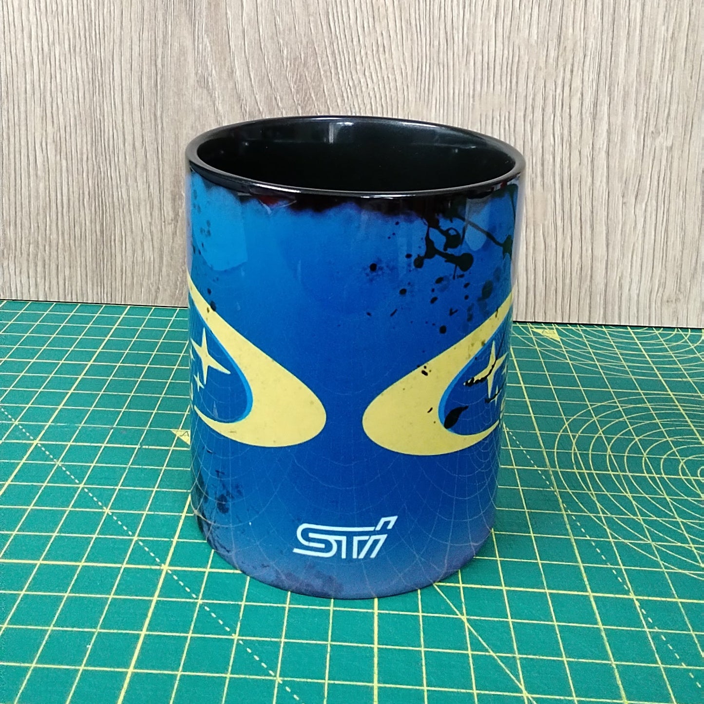 Subaru Inspired WRC Rally 11oz Mug - Vintage Sun-Faded Design