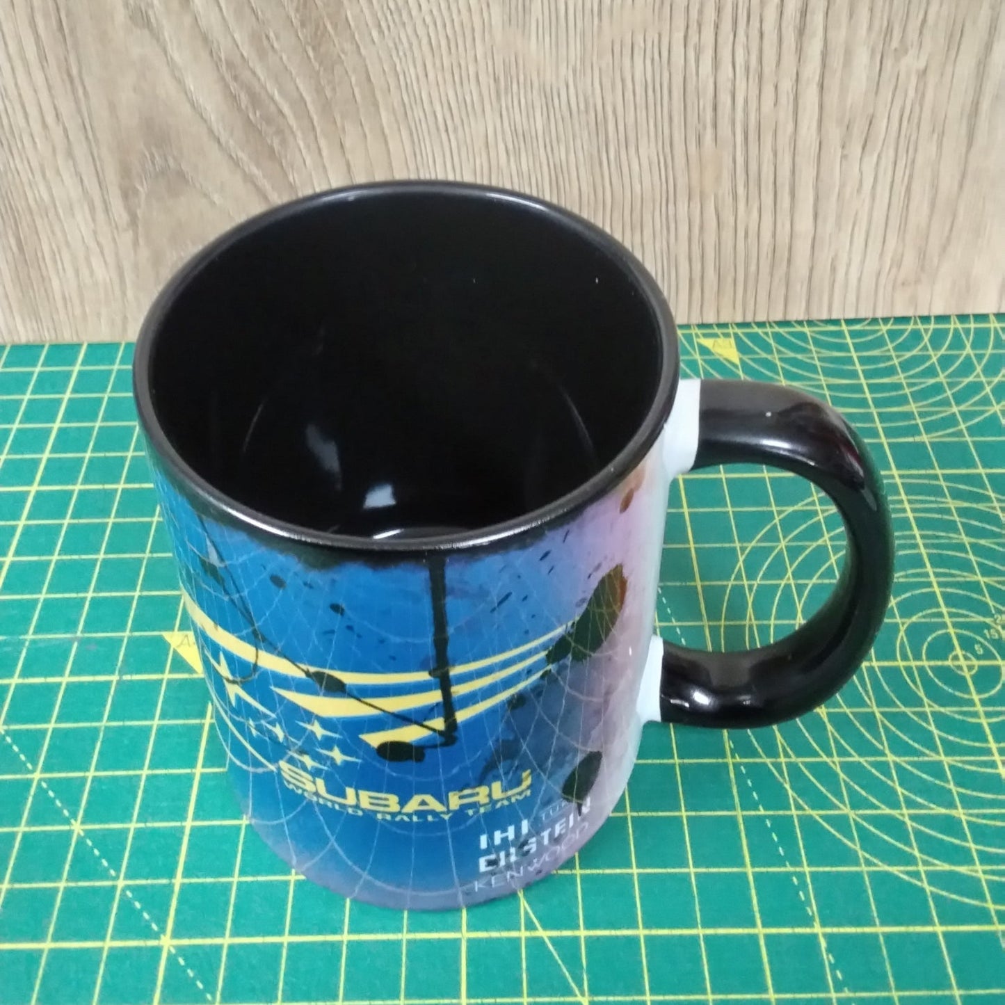 Subaru Inspired WRC Rally 11oz Mug - Vintage Sun-Faded Design