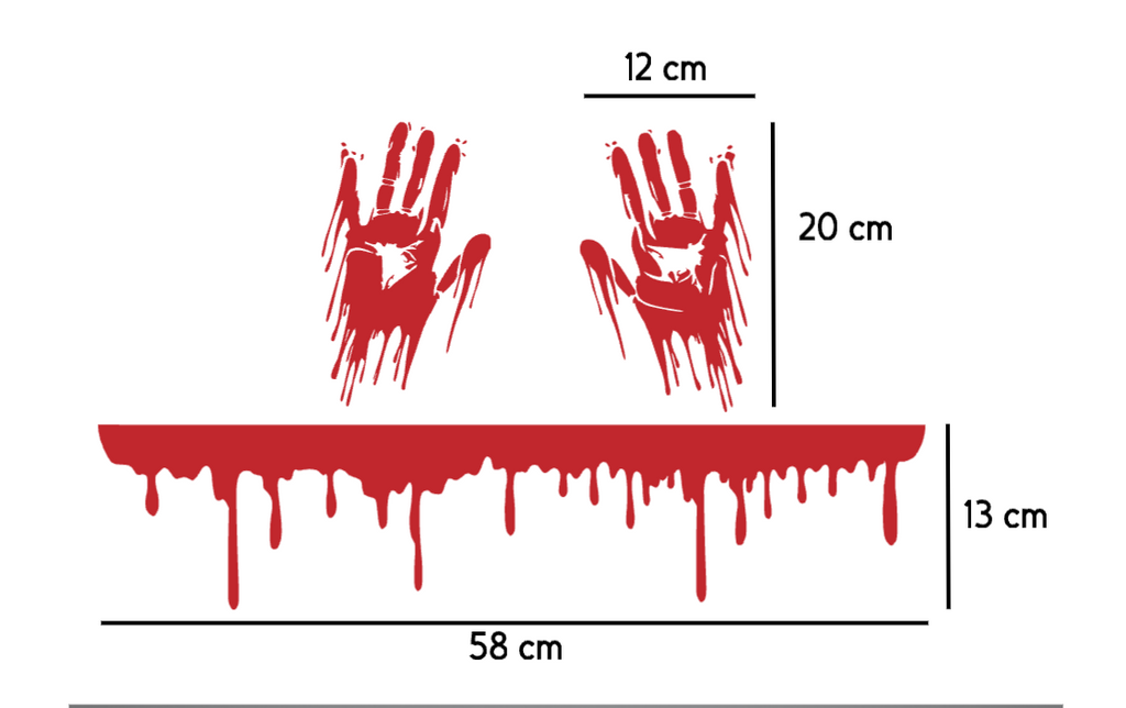Blood Drips Decal: Your Halloween Decor Essential!