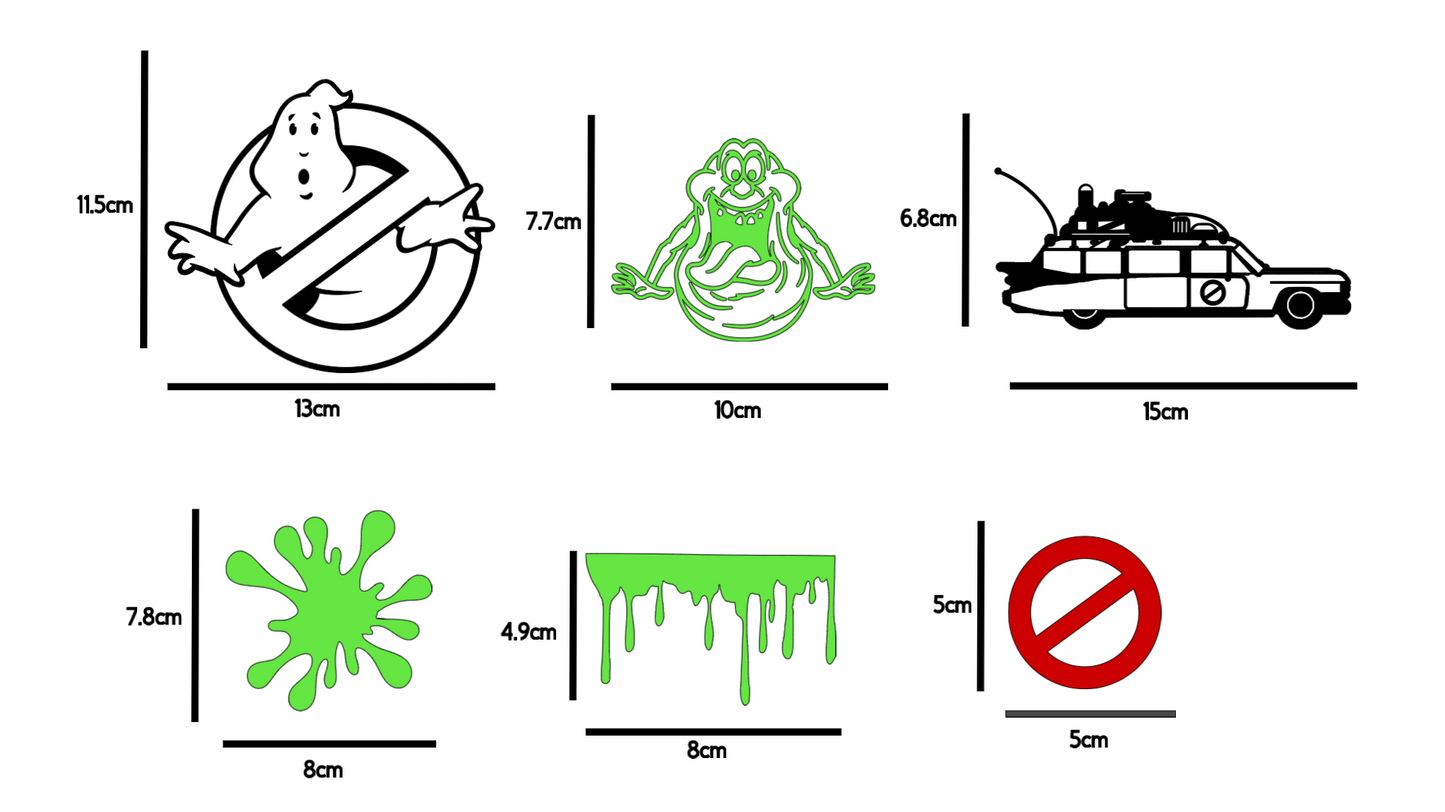 Ghost Busters Wall Decals Decor Kids Bedroom Wall Art