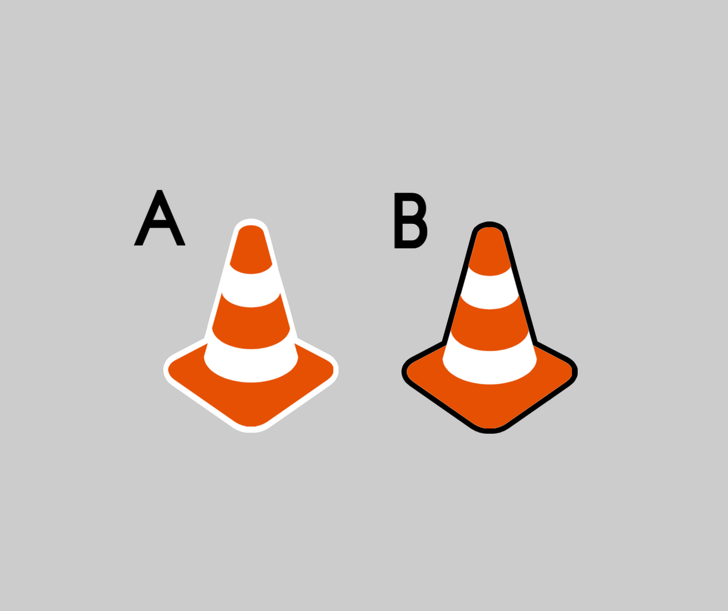 Traffic Cone Stickers: Waterproof Fun for Your Gear!