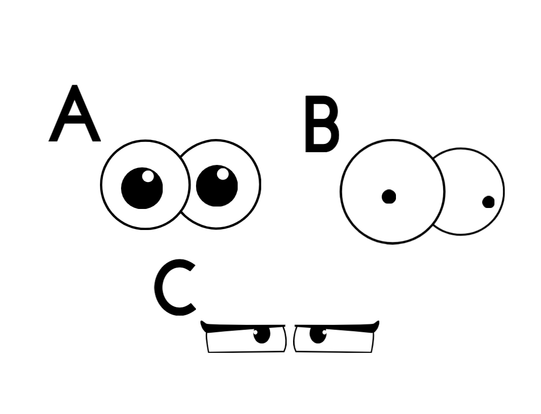 Quirky Cartoon Eyes Stickers for Your Laptop & More!