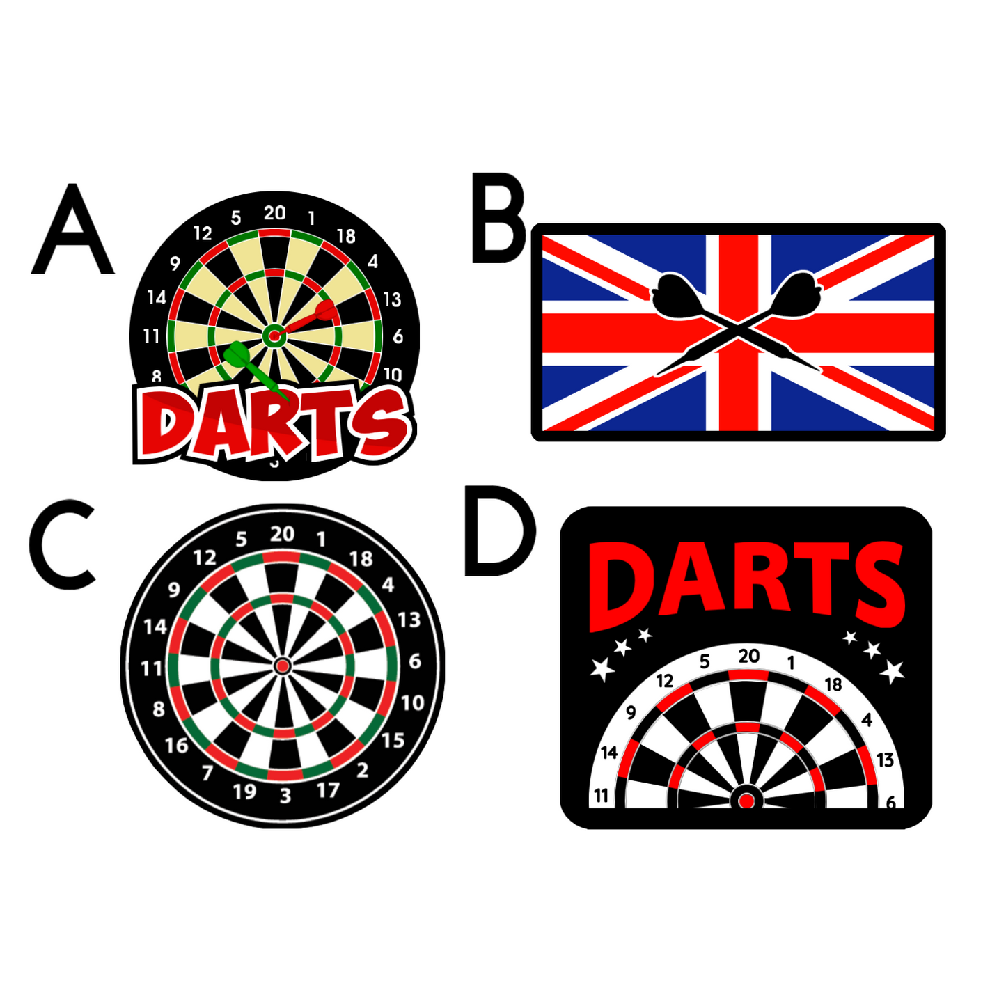 Darts Vinyl Stickers: Stick It to the Game: