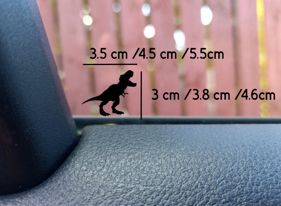 T-Rex Mini Decal: Hidden Dino Fun for Your Car