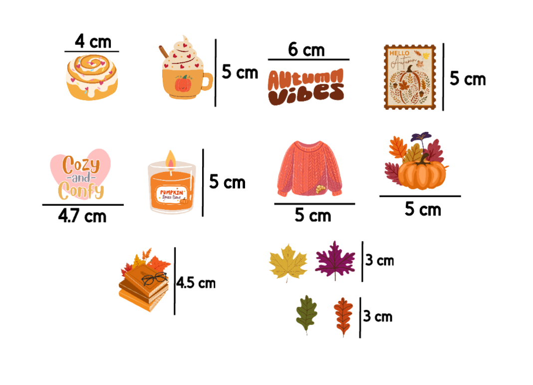 Cozy Autumn Vibes: Pack Stickers for Kindle Kobo E-readers Lovers