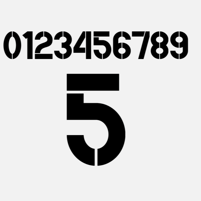 Custom Vinyl Number Decal - Personalize Your Space