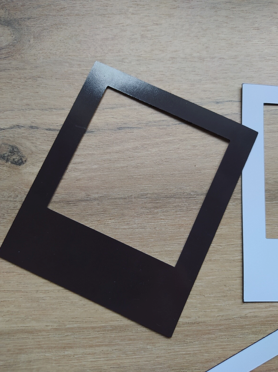 3x Magnetic Photo Frames Instax Square Wide Polaroid Frame Fridge Magnet