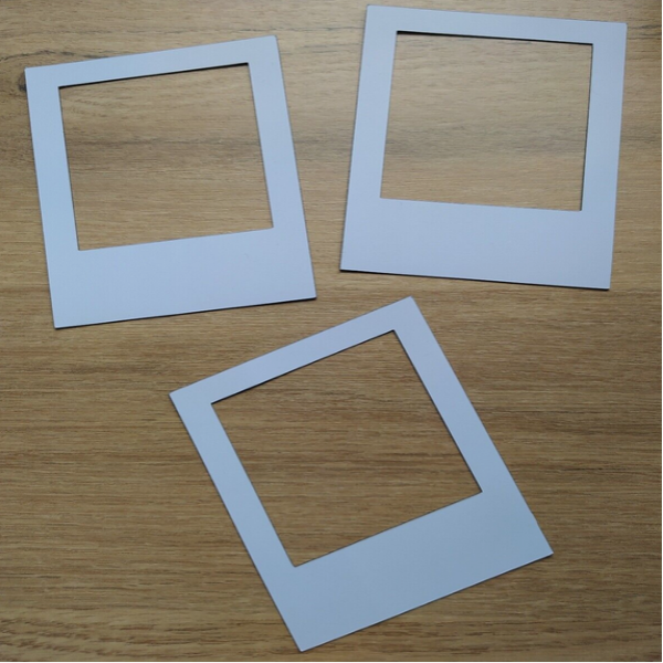 3x Magnetic Photo Frames Instax Square Wide Polaroid Frame Fridge Magnet