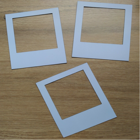 3x Magnetic Photo Frames Instax Square Wide Polaroid Frame Fridge Magnet
