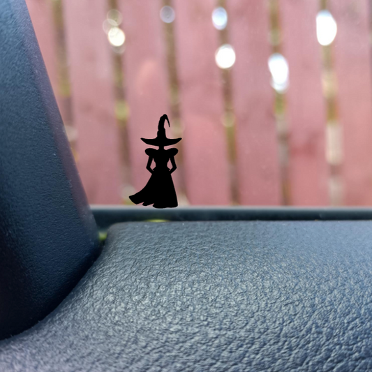 Hidden Mini Witch Decal – Perfect for Halloween Enthusiasts!