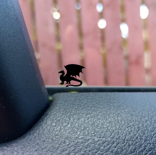 Dragon Easter egg decal small mini sticker for car windshield mirror windscreen