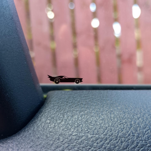 Bat Car Easter egg decal small hidden decal