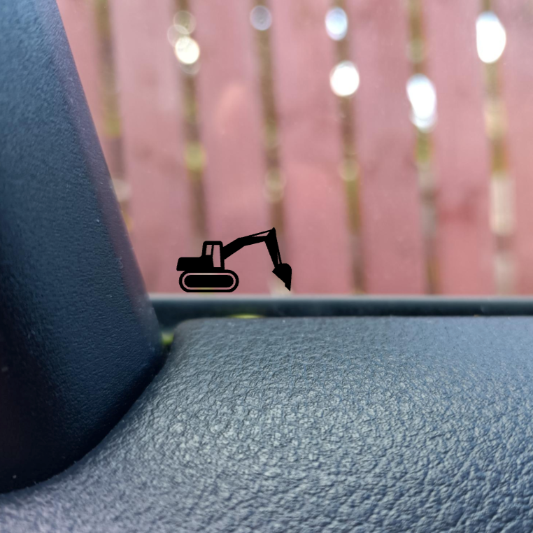 Digger Easter Egg Decal: Hide a Little Fun on Your Ride