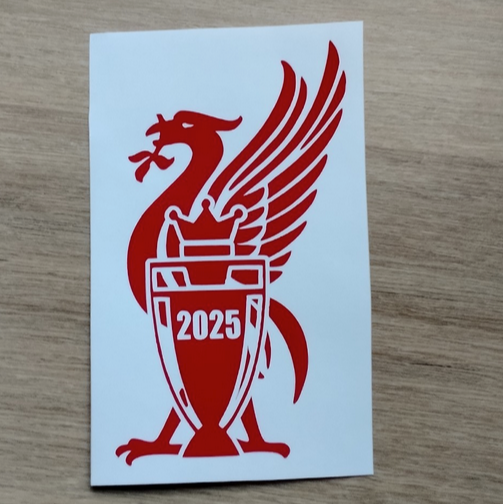 Champions Liver Bird Inspired football League Vinyl Decal