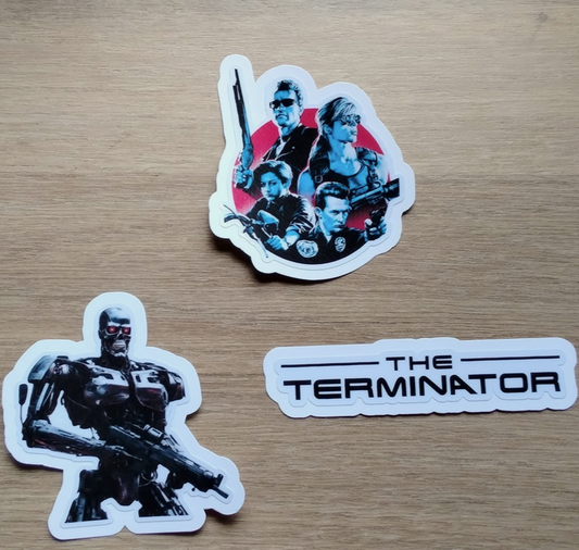 Terminator Themed Sticker Sci-Fi movie Sticker Robot Art Stickers