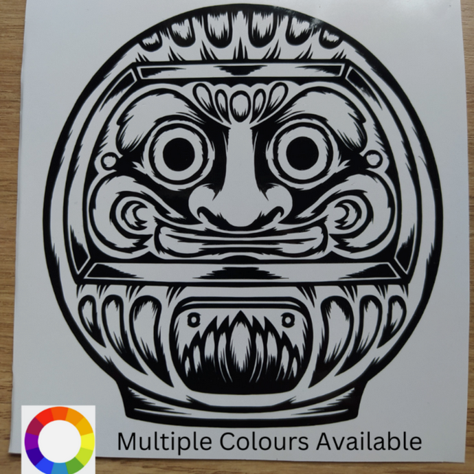 Daruma Doll Japanese Vinyl Decal