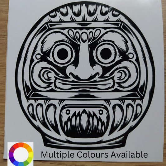 Daruma Doll Japanese Vinyl Decal