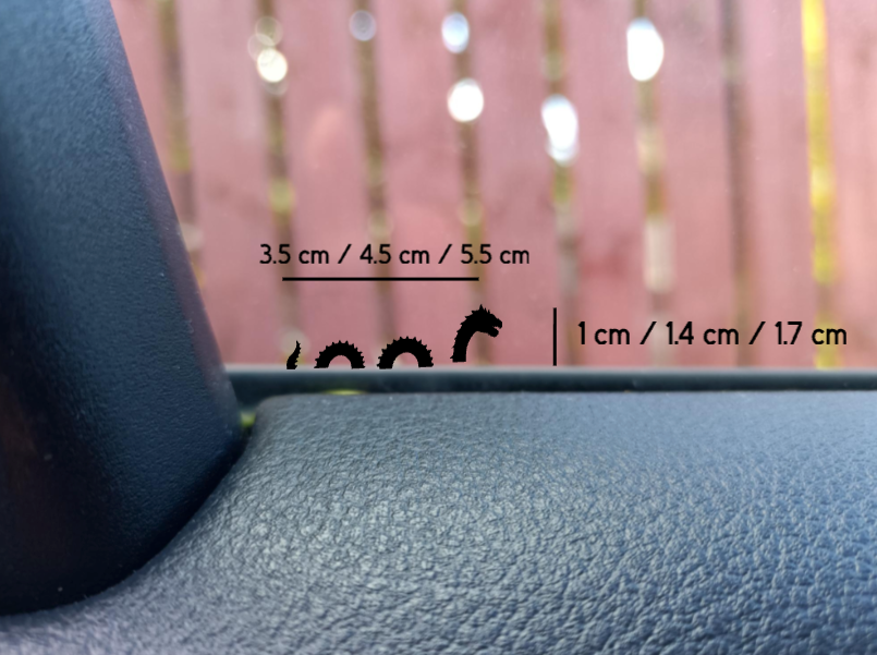 Mini Loch Ness Monster Decal - Unleash your whimsy