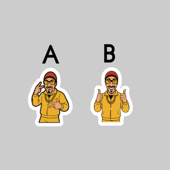 Ali G Inspired Sticker – Funny Hip-Hop Style Vinyl Sticker for Laptops, Bottles & Notebooks