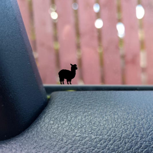 Mini Alpaca Hidden Decal - Easter Egg Car SUV Decal