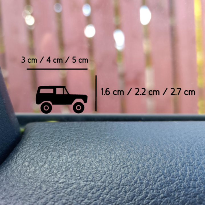 Bronco Car Small Hidden Decal - Easter Egg Car SUV Decal