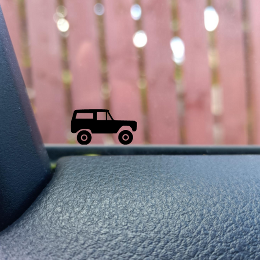 Bronco Car Small Hidden Decal - Easter Egg Car SUV Decal