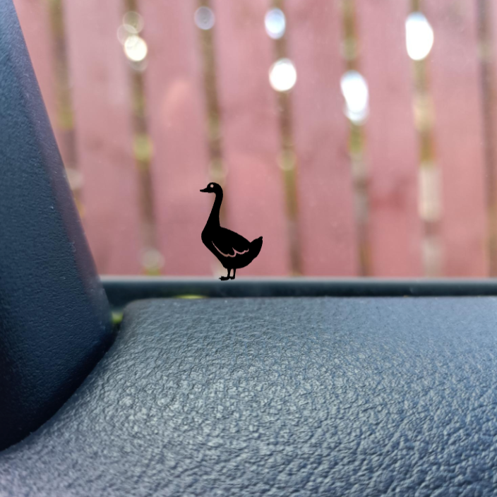 Mini Goose Hidden Decal - Easter Egg Car SUV Decal