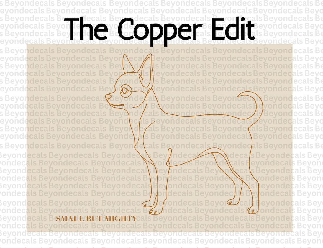 Chihuahua Line Art Print - Small But Mighty Dog Poster - Minimalist Pet Wall Art - Modern Home Decor - Dog Lover Gift UK - Elegant Weirdos