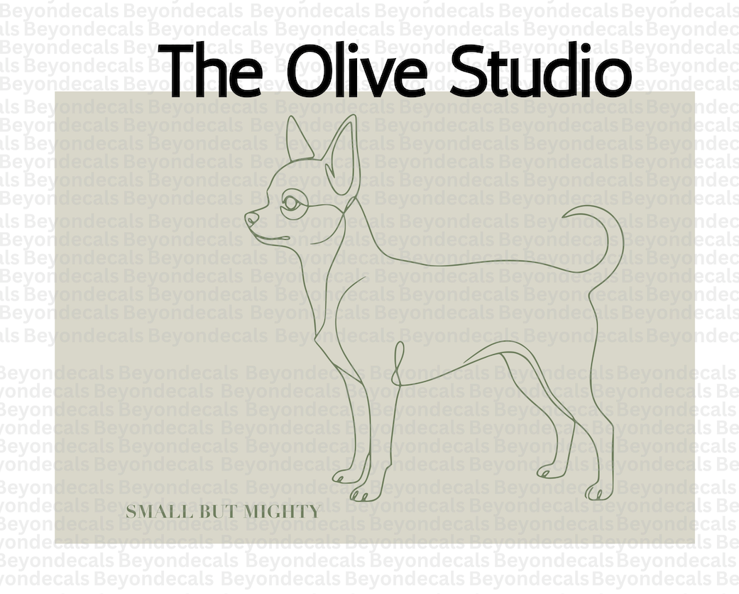 Chihuahua Line Art Print - Small But Mighty Dog Poster - Minimalist Pet Wall Art - Modern Home Decor - Dog Lover Gift UK - Elegant Weirdos