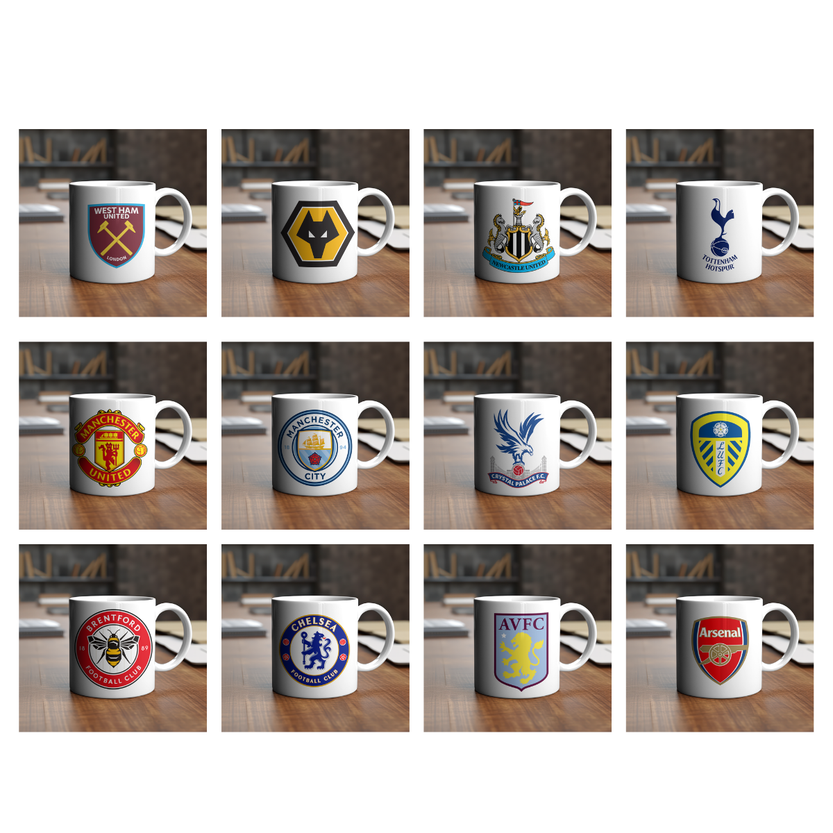 Football Team Logo Mug – Custom Fan Club Supporter Mug