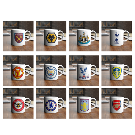 Football Team Logo Mug – Custom Fan Club Supporter Mug