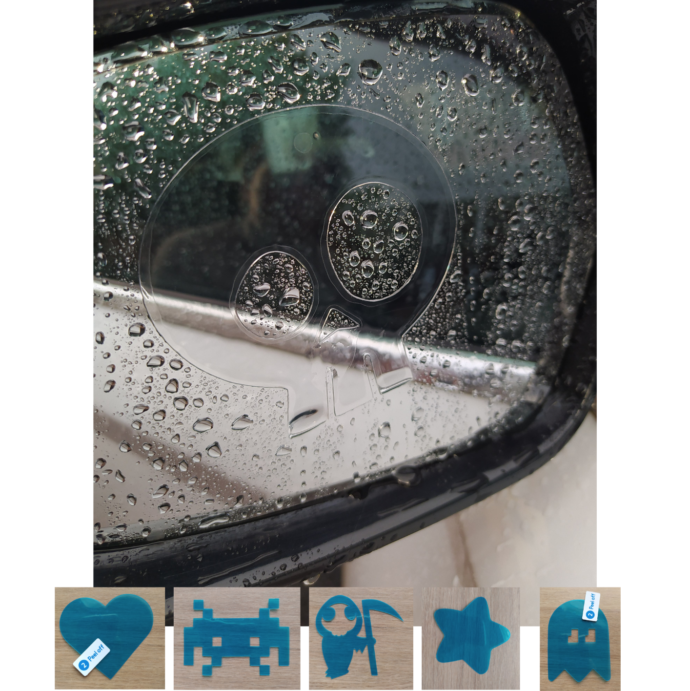 Rainy Days? No Problem with 2x Mirror Peekers!