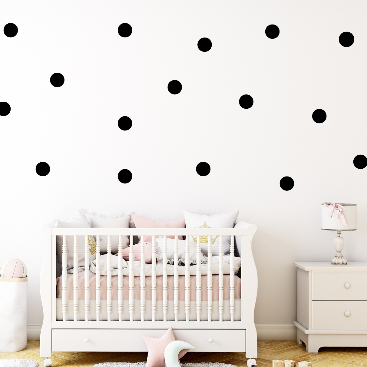 Fun Dots Wall Decals for Kids' Rooms